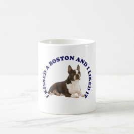 Mug J'ai embrassé un Boston Terrier