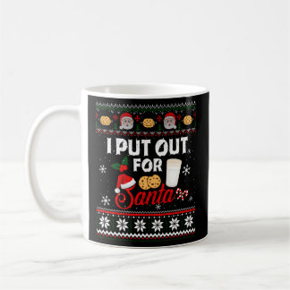 Mug J'Ai Émis Pour Père Noël Cookies Et Lait Vilain