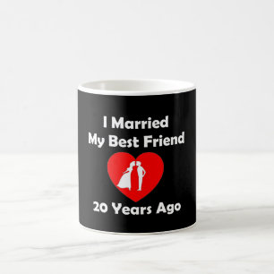 Mug J'ai épousé mon meilleur ami il y a 20 ans