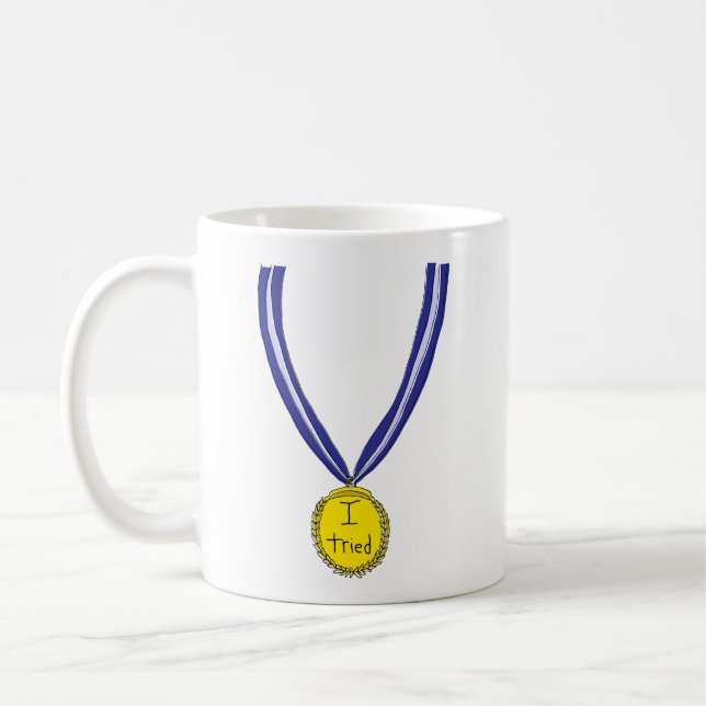 Mug J'ai essayé la médaille (Gauche)