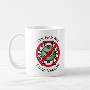 Mug J'ai eu mon vaccin contre le virus de la caricatur