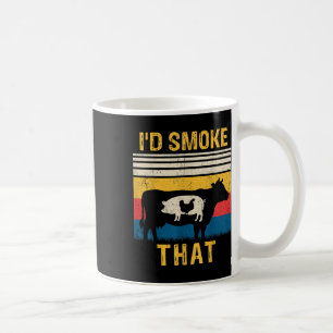 Mug J'Ai Fumé Que Bbq Barbeque Fumer Grillage C