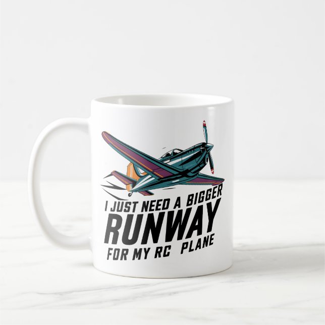 Mug J'ai juste besoin d'une piste plus grande pour mon (Gauche)