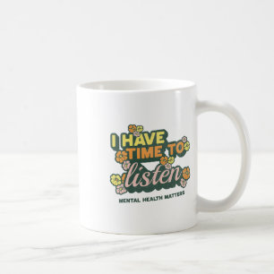 Mug J'Ai Le Temps D'Écouter Sensibilisation Au Suicide