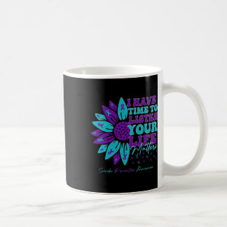 Mug J'Ai Le Temps D'Écouter Soutien Prévention Suicide