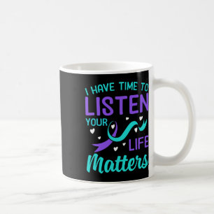Mug J'Ai Le Temps D'Écouter - Vos Problèmes De Vie Sui