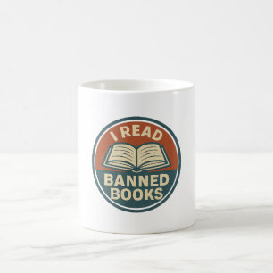 Mug J'ai lu des livres interdits – Badge de protestati