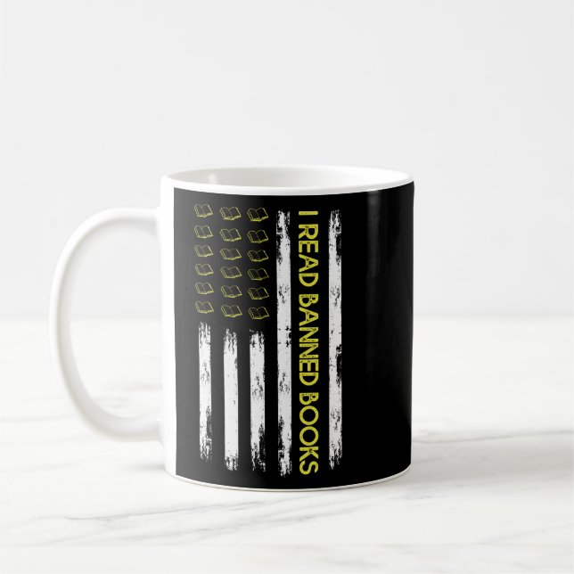 Mug J'Ai Lu Des Livres Interdits Signet Drôle Lecteurs (Gauche)