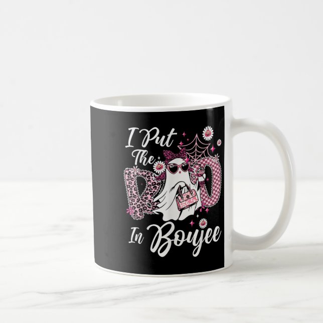 Mug J'Ai Mis Le Boo À Boujee Ghost Funny Nk Leopard Ha (Droite)