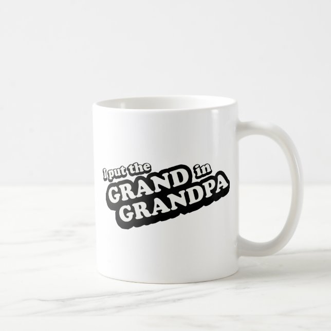 Mug J'Ai Mis Le Grand À Grand-Père (Droite)
