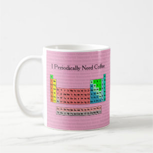 Mug J'ai Périodiquement Besoin de Café- Tableau Périod