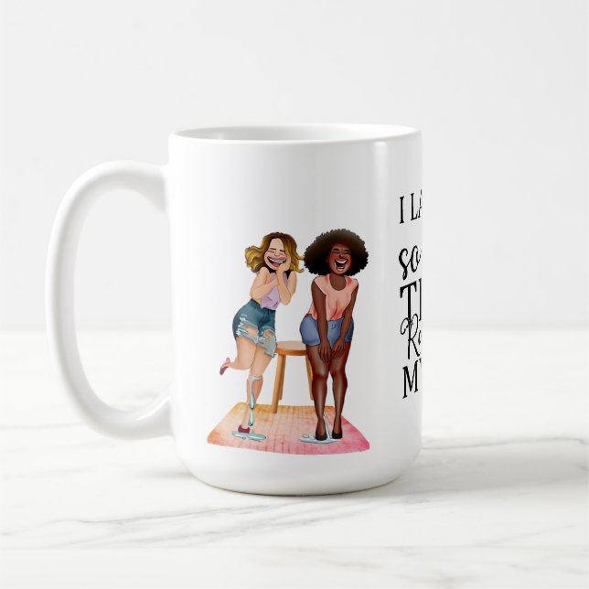 Mug J'Ai Ri Tellement De Larmes Dures Que J'Ai Descend (Gauche)