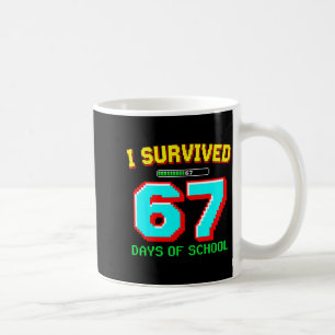 Mug J'ai survécu 67 jours de garçons de l'école Six Se