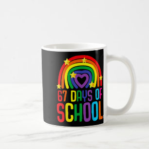 Mug J'ai survécu 67 jours d'école drôle mème étudiant 