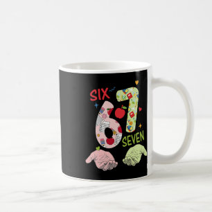Mug J'ai survécu 67 jours d'école Six Sept Mème Profes
