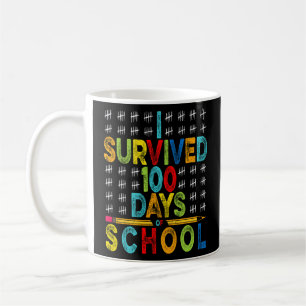 Mug J'Ai Survécu À 100 Jours D'École 100E Jour D'École