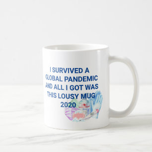 Mug J'ai survécu à Global Pandemic Funny Covid 2020