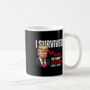 Mug J'Ai Survécu À La Récession Trump 4725 4925 Trump