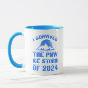 Mug J'Ai Survécu À La Tempête De Glace De 2024 De La G