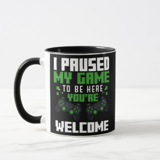 Mug J'Ai Suspendu Mon Jeu Vidéo Jouer Jeux Drôle Joueu