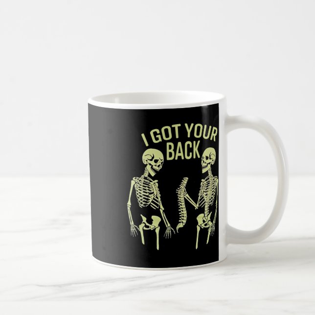 Mug J'Ai Ton Ck Halloween Skeleton Skull Sarcastique (Droite)