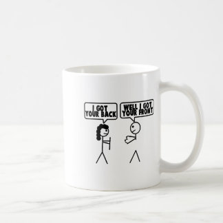 Mug J'ai ton dos - Devant personnage bâton homme tige 