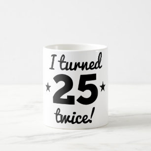 Mug J'ai tourné deux fois le cinquantième anniversai