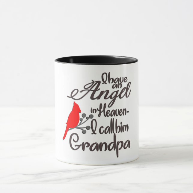 Mug J'Ai Un Ange Au Ciel/Grand-Père (Centre)
