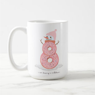 Mug J'ai un bonhomme de neige de beigne