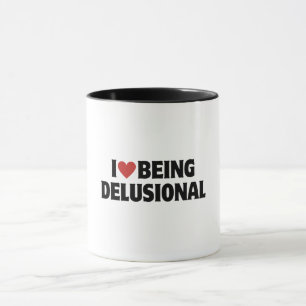 Mug J'ai un coeur J'Aime Être Delusional 90s Esthé