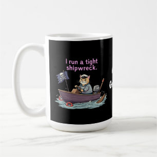 Mug J'ai une épave de navire serrée Drôle Citation mam
