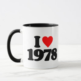 MUG J'AIME 1978