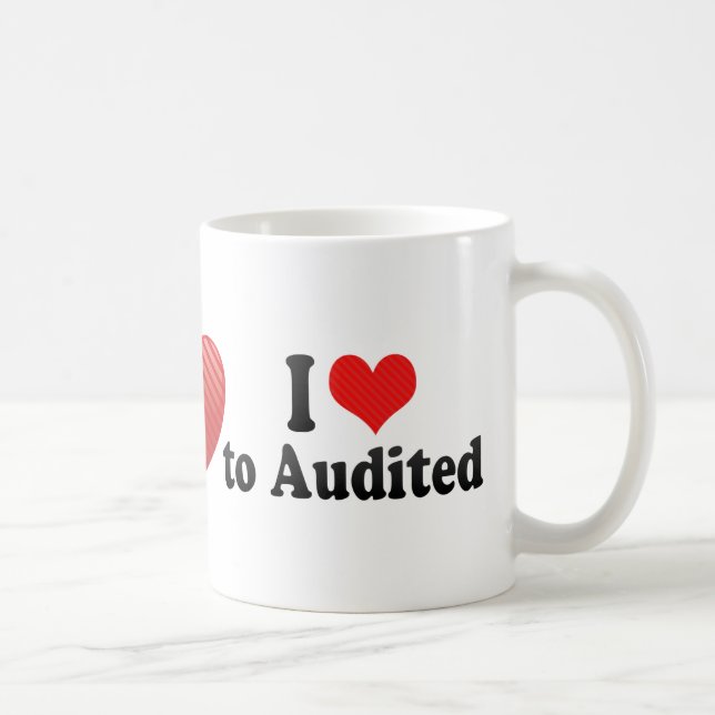 Mug J'aime à audité (Droite)