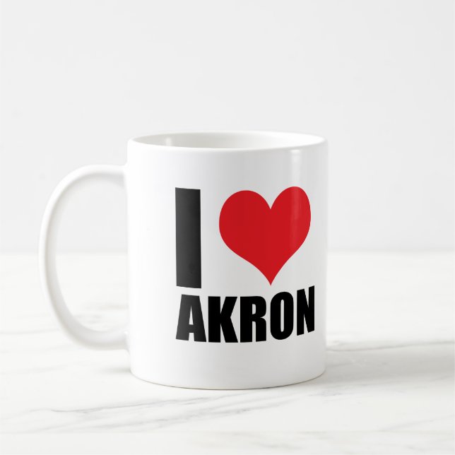 Mug J'aime Akron (Gauche)