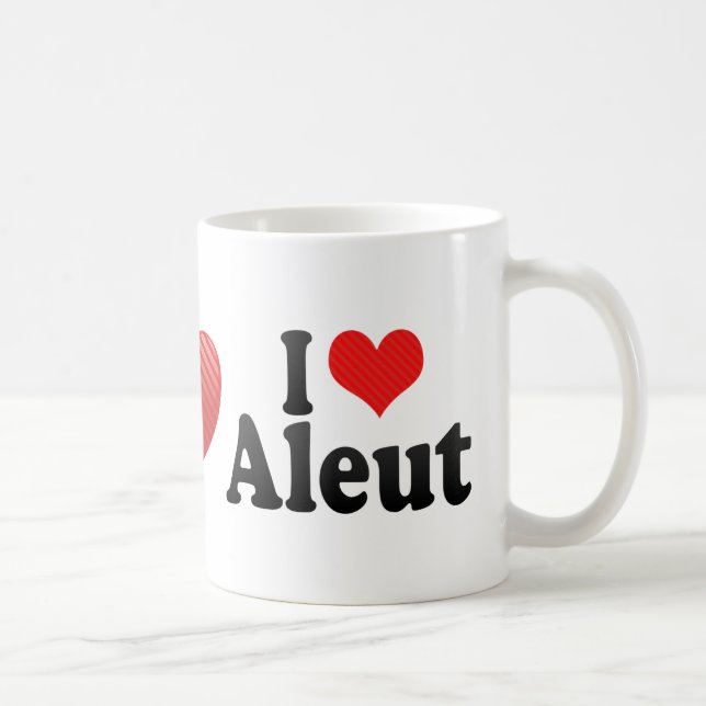 Mug J'aime Aleut (Droite)