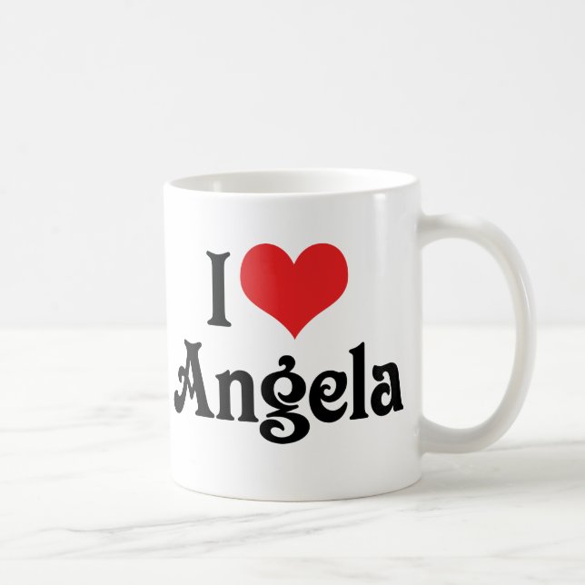 Mug J'aime Angela (Droite)