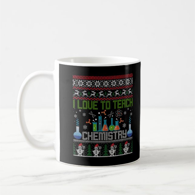 Mug J'Aime Apprendre À La Chimie Chimie Chandail De No (Gauche)