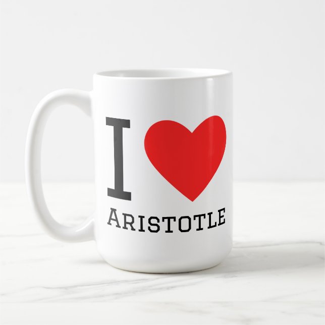 Mug J'aime Aristote  (Gauche)