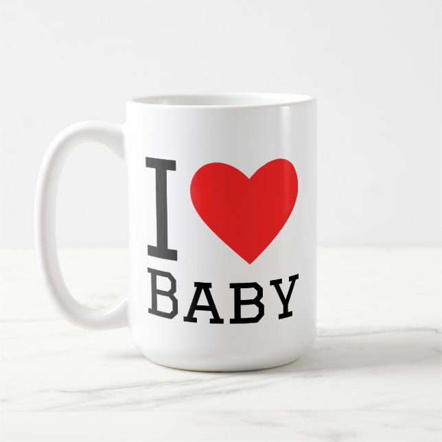Mug J'aime bébé (Gauche)