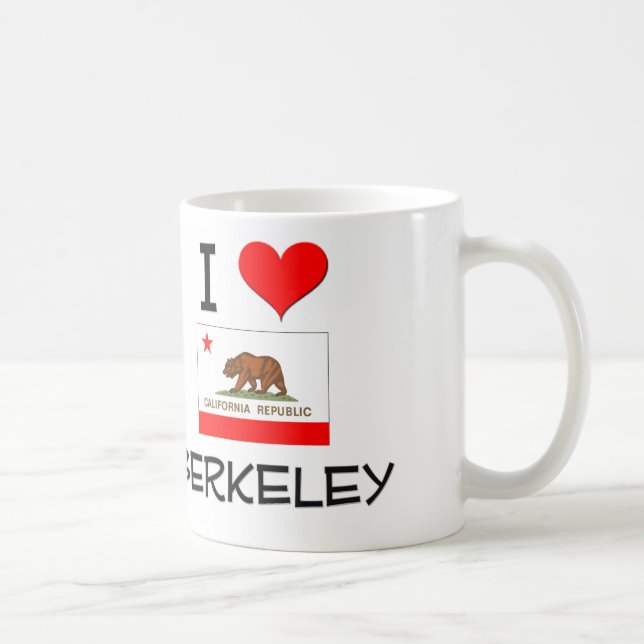 Mug J'aime BERKELEY la Californie (Droite)