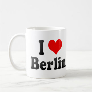 Mug J'aime Berlin, Allemagne. Ich Liebe Berlin,