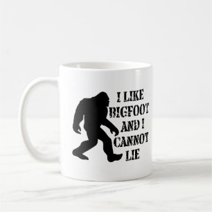 Mug J'aime Bigfoot et je ne peux pas mentir