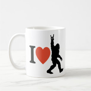 Mug J'aime Bigfoot Rock On