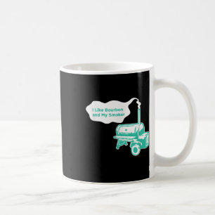 Mug J'Aime Bourbon Et Mon Fumeur Funny Bbq Whiskey Gif