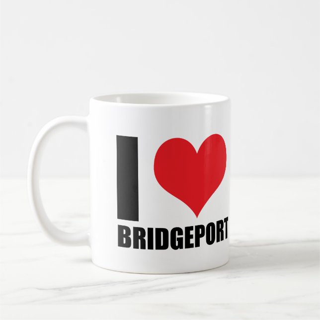 Mug J'aime Bridgeport (Gauche)