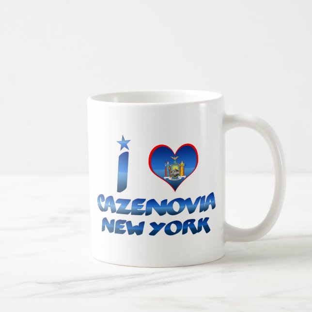 Mug J'aime Cazenovia, New York (Droite)