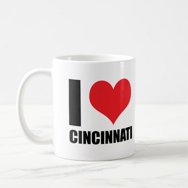 Mug J'aime Cincinnati (Gauche)