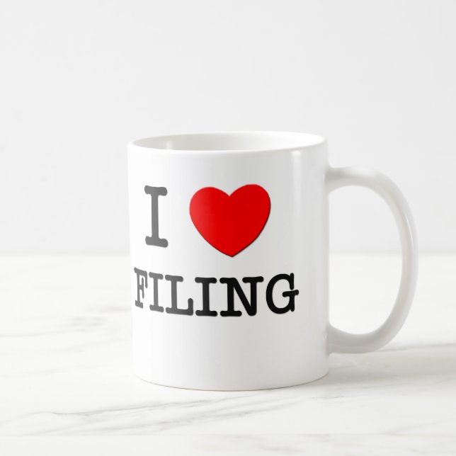 Mug J'aime classer (Droite)