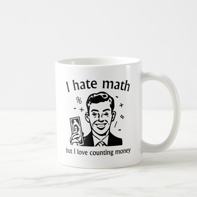 Mug J'Aime Compter L'Argent (Droite)