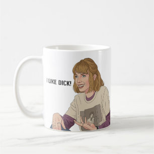 Mug J'aime D Rétro 80 Sarcasme – "J'aime Dick!"